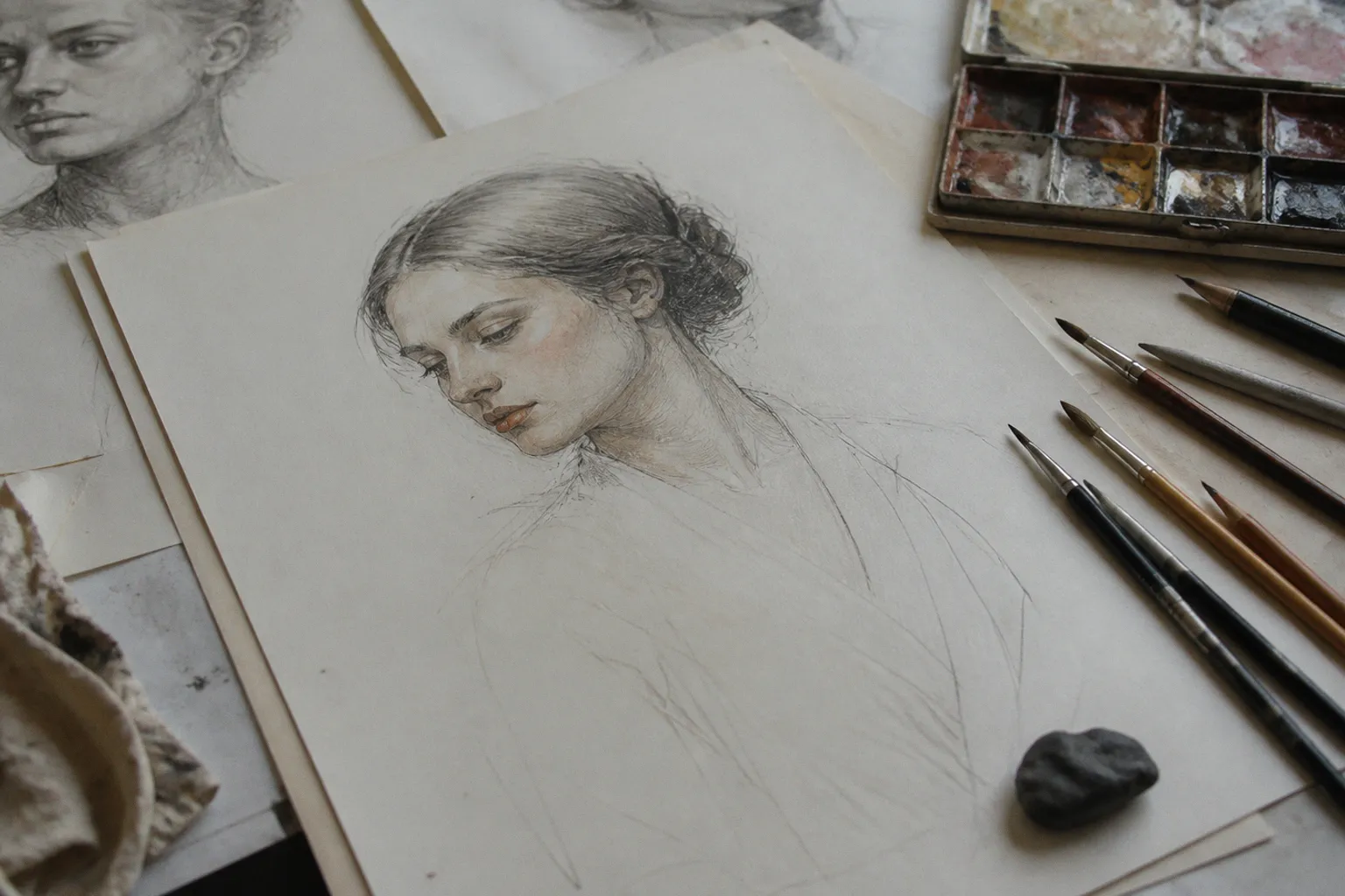 Fei Meng : quand le portrait classique réinvente l'illustration éditoriale