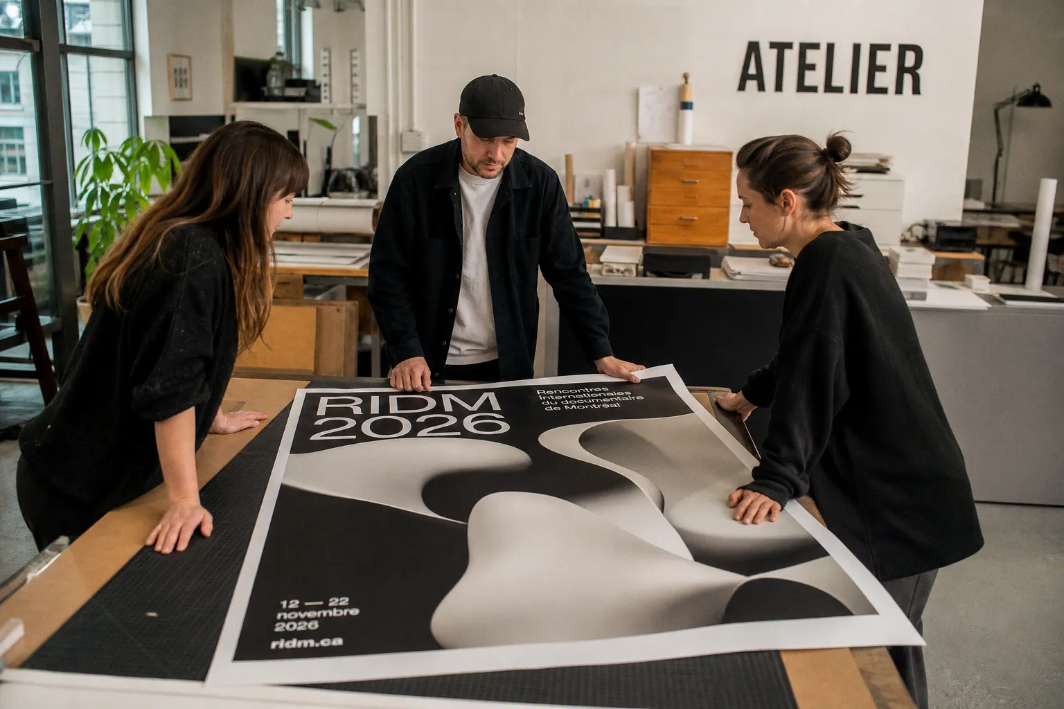 Identité visuelle des RIDM 2026 : l'évolution sculpturale du design graphique