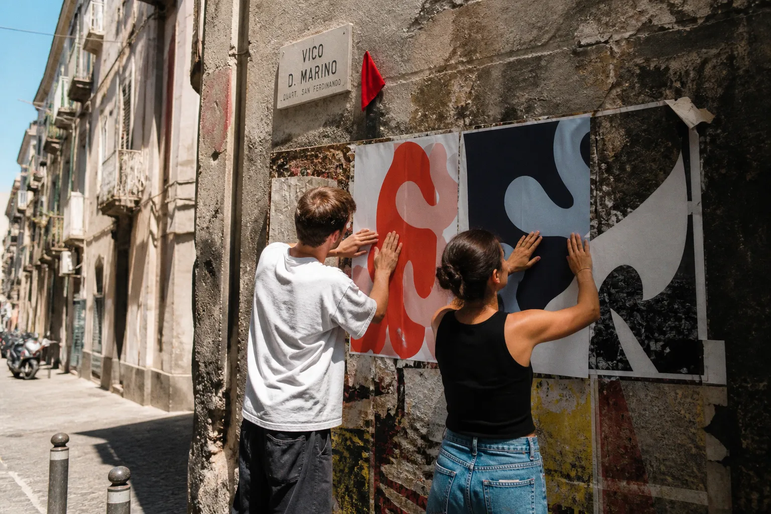 L'identité visuelle de Napoli on the Road réinventée par Vrints-Kolsteren