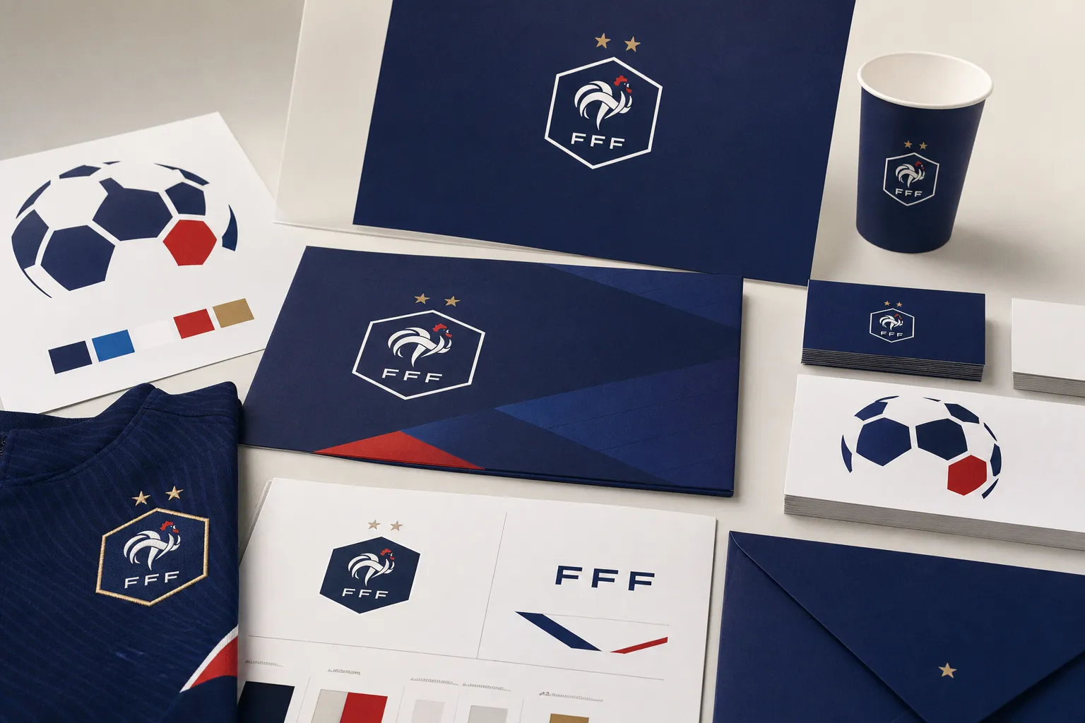 La FFF modernise son identité visuelle suite à l'arrivée de Zinédine Zidane