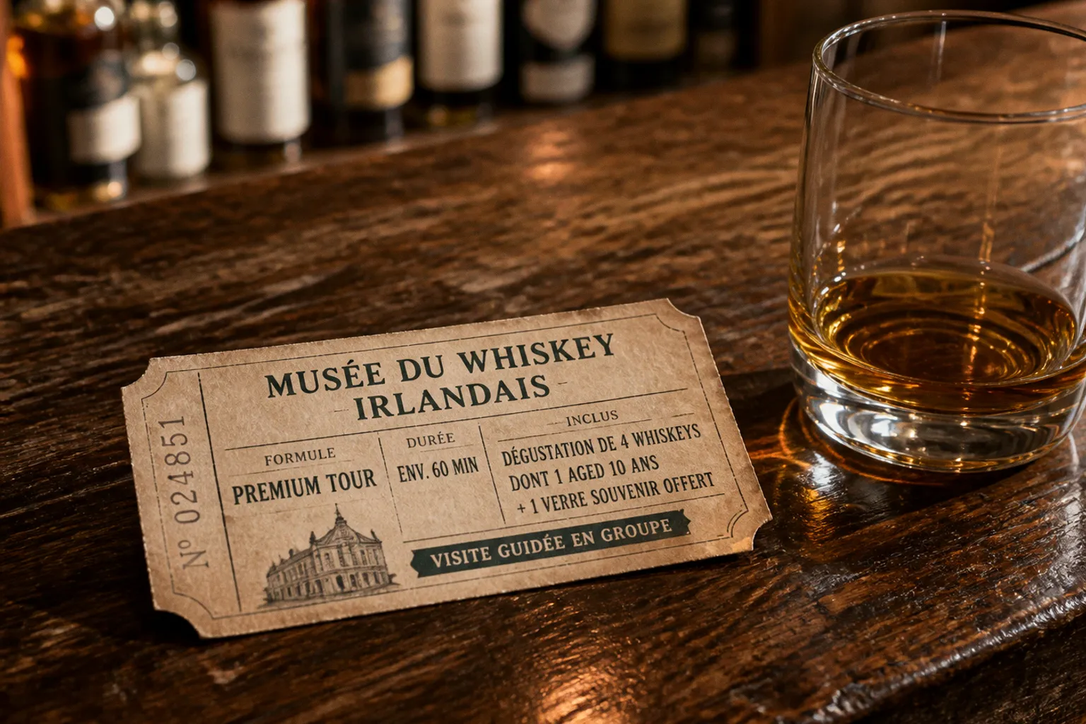 Musée du whiskey irlandais : billet en ligne ou sur place ?