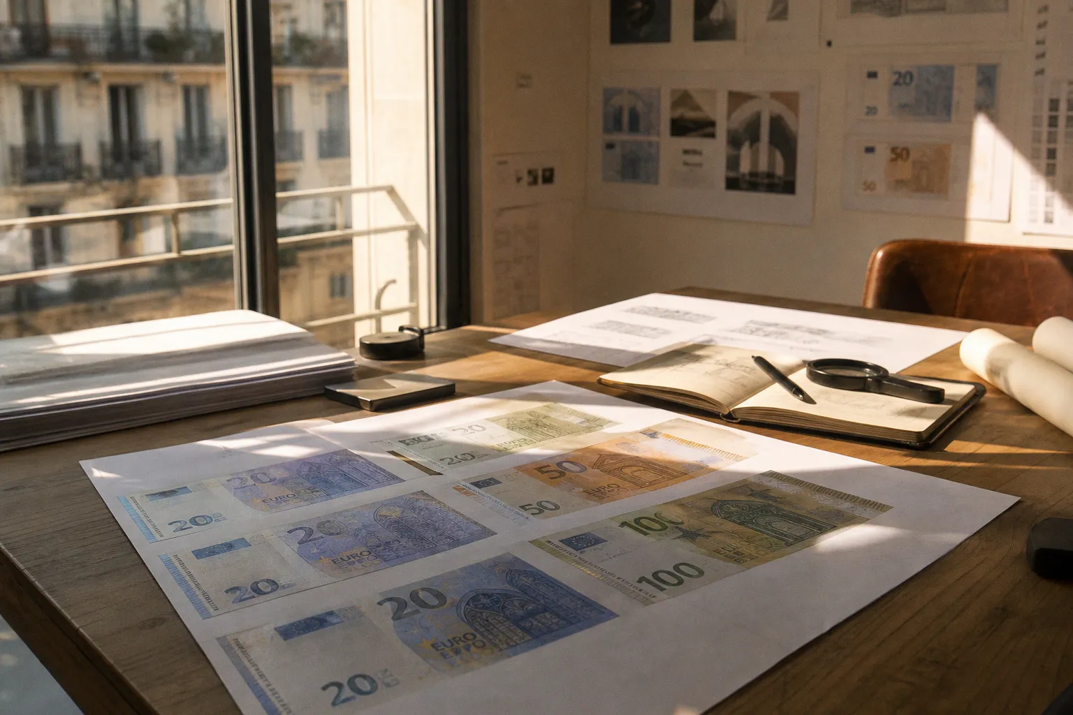 Nouveaux billets en euros : les défis graphiques de la future monnaie européenne