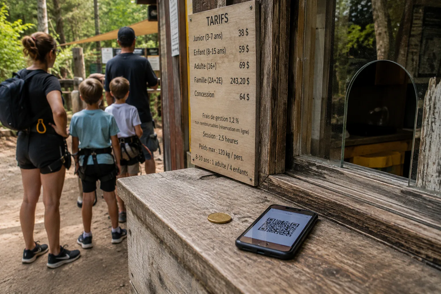Treetops Adventure Coffs Harbour : achat en ligne ou guichet ?